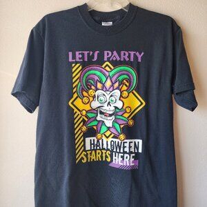 Gildan Ultra blend Heavyweight Unisex Men's Tee T Shirt Halloween Skull Medium